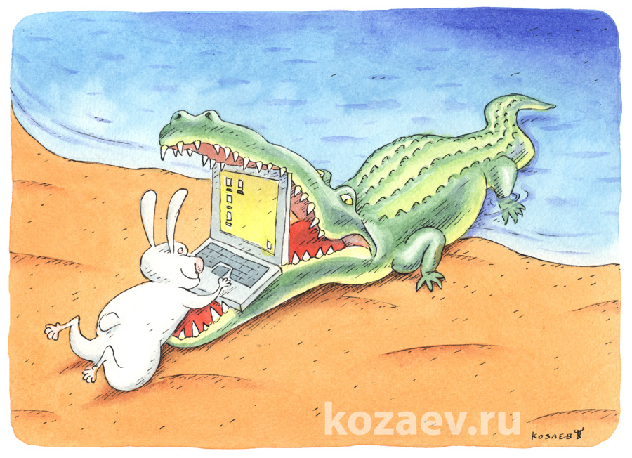 Зайцем в онлайн Темур козаев карикатура temur kozaev cartoon caricature