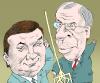 Янукович Лавров Yanukovych Lavrov темур козаев карикатура temur kozaev cartoon