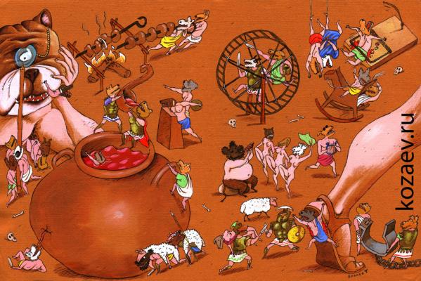 У циклопа карикатура темур тимур козаев cartoon caricature temur kozaev 