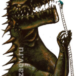 godzilla годзилла godzilla годзилла темур козаев карикатура temur kozaev cartoon caricature