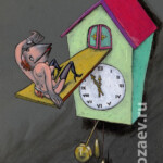 Кукушка COUCOU карикатура темур козаев cartoon caricature temur kozaev Кукушка COUCOU
