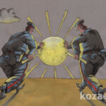 посадить солнце put the sun карикатура темур козаев cartoon caricature temur kozaev посадить солнце put the