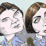 Екатерина Самуцевич и Надежда Толоконникова Шаржи карикатура темур тимур козаев cartoon caricature temur kozaev