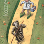 Смерть и врач Смерть и врач темур козаев карикатура temur kozaev cartoon caricature