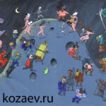 На шабаше На шабаше Black Sabbath карикатура темур тимур козаев cartoon caricature temur kozaev