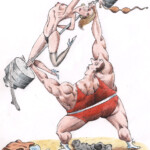 Стриптизерша и штангист Стриптизерша и штангист