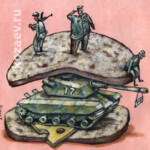 Бутерброд с танком Бутерброд с танком Темур козаев карикатура temur kozaev cartoon caricature