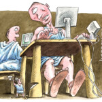 Конец одноглазых читтеров Конец одноглазых читтеров Темур козаев карикатура temur kozaev cartoon caricature