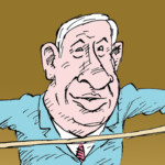 Биньямин Нетаньяху Биньямин Нетаньяху Темур козаев карикатура temur kozaev cartoon caricature
