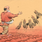 Сеятель карикатура темур тимур козаев cartoon caricature temur kozaev