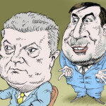 Петр Порошенко. Михаил Саакашвили Петр Порошенко. Михаил Саакашвили